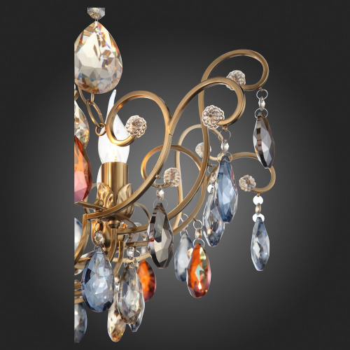 SL421.303.08 Люстра подвесная ST-Luce Бронза/Мульти E14 8*40W VIANETA фото 6