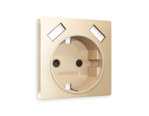 Лицевая панель розетки AMBRELLA VOLT AP6090