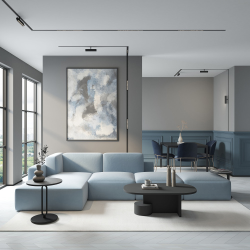 DK8002-BK Линейный светильник SMARTLENS 18W DIM 3000K-6000K черный фото 3