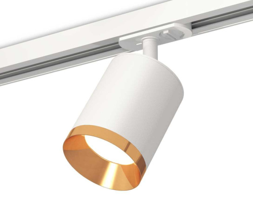 Комплект трекового светильника Ambrella light Track System XT7421004 SWH/PYG белый песок/золото желтое полированное (A2536, C7421, N7034)