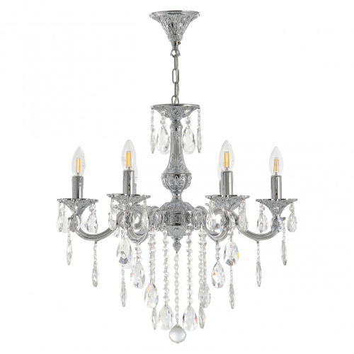 Люстра с хрустальными подвесками AL78101/6/175 B NW Bohemia Ivele Crystal (Богемия Ивеле Кристалл)