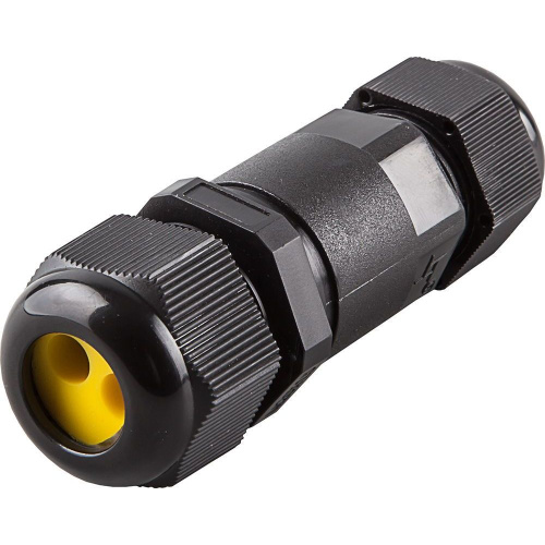 Соединитель-коннектор для проводов LD521, 2-контактный, водонепроницаемый, черный фото 2