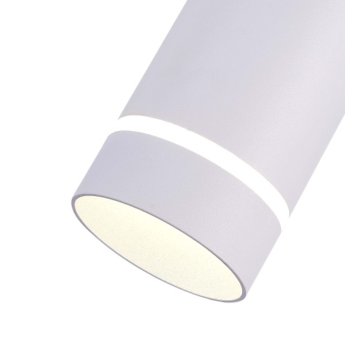 ST115.533.12 Светильник подвесной Белый LED 1*12W 3000K 936Lm Ra>90 120° IP20 D80xH300 165-265V Подвесные светильники фото 2
