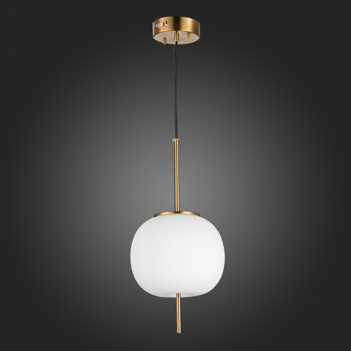 SL1621.203.01 Подвес ST-Luce Золотистый/Белый LED 1*13W 3000K LACUS фото 6