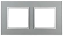 Рамка 2-постовая ЭРА Elegance 14-5102-03 Б0034490