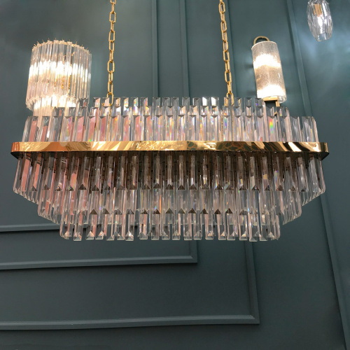 Люстра Cloyd BROTIGAN-D C12 / шир. 80 см - золото (арт.10767) фото 4