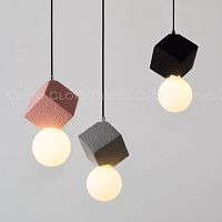 Подвесной светильник Cloyd AUSTA-B P1 / хром - черн.бетон (арт.11151)