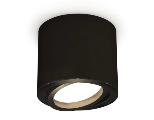 Комплект накладного светильника Ambrella light Techno Spot XS7402001 SBK/PBK черный песок/черный полированный (C7402, N7002)