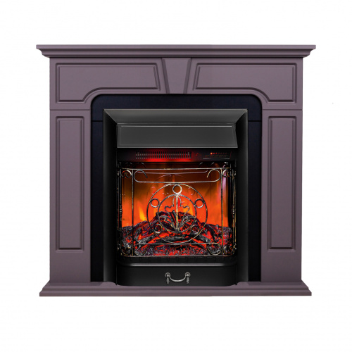 Электрокамин RealFlame Theodor GR грей софт с очагом Majestic Lux Black RC
