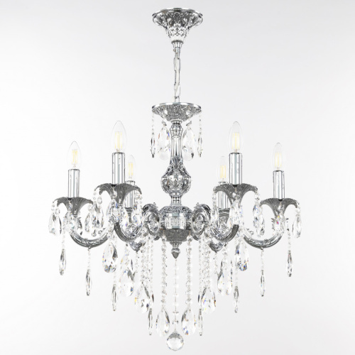 Люстра с хрустальными подвесками AL79101/6/175 B Ni Bohemia Ivele Crystal (Богемия Ивеле Кристалл) фото 4 Люстра с хрустальными подвесками AL79101/6/175 B Ni Bohemia Ivele Crystal (Богемия Ивеле Кристалл) фото 4