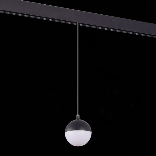 ST358.443.07 Магнитный трековый светильник подвесной Черный LED 1*7W 4000K 520Lm Ra>80 120° IP20 D90 SKYLINE 48 фото 7