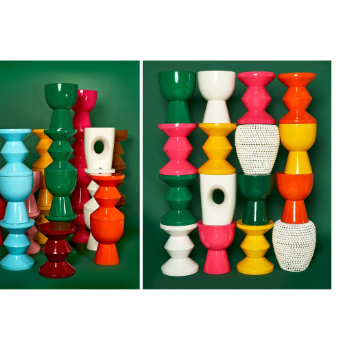 Приставной столик Zig Zag orange фото 2