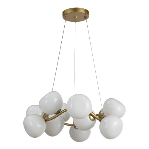 SL1519.303.12 Светильник подвесной ST-Luce Латунь/Белый G9 12*5W 4000K SWEVEN фото 2