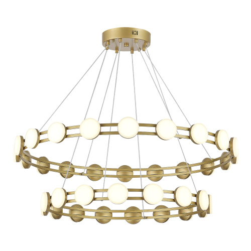 SL6610.203.36 Светильник подвесной ST-Luce золотистый/белый LED 1*70W 4000K MONRO