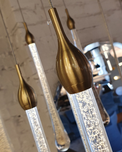 Подвесной светильник Teardrop 1 gold фото 2