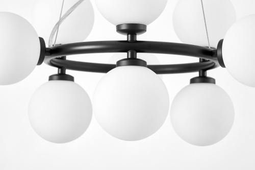 Подвесной светильник Lumina Deco Marsiada LDP 6033-9 BK фото 8