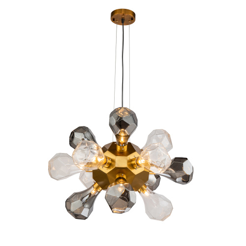 Люстра KR1197P-12 smoky/clear фото 3