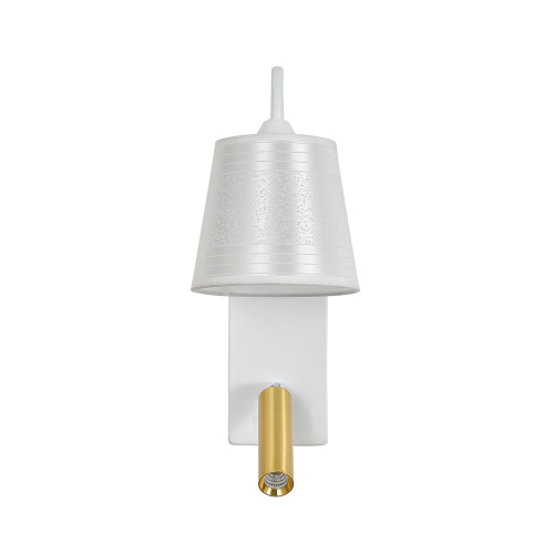 Настенный светильник Escada 598/1A E27*40W White/Brass фото 4