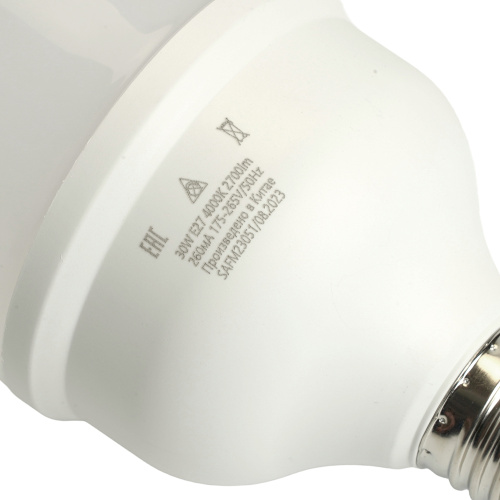 Лампа светодиодная SAFFIT SBHP1030 E27 30W 230V 4000K фото 5