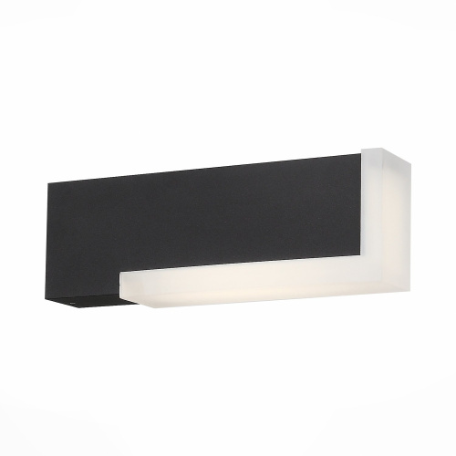 SL096.401.02 Светильник уличный настенный ST-Luce Черный/Белый LED 1*6W 4000K POSTO фото 2