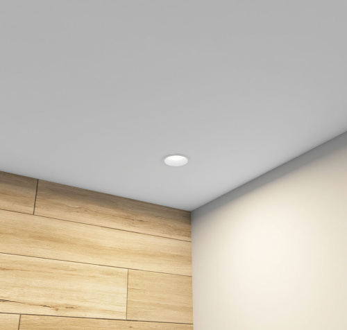 DK3103-WH Встраиваемый влагозащищенный светильник, IP 65, 10 Вт, GU5.3, LED, белый, пластик фото 2