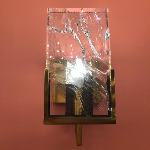 Бра Cloyd MINERAL W1 / выс. 30 см - хрусталь - латунь темная (арт.20098) фото 2