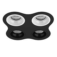 Комплект из светильников и рамки Lightstar Domino Round (214647+214606+214606+214607+214607) D64706060707