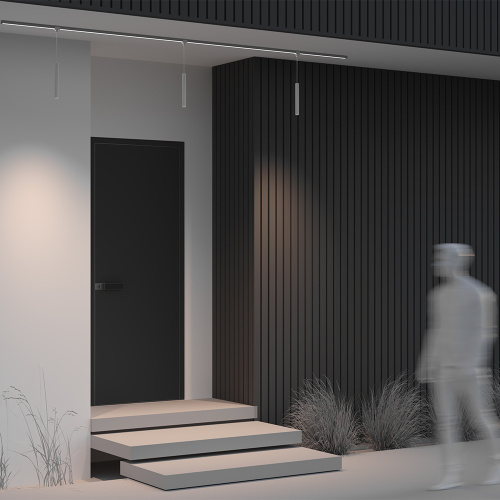 Уличный трековый светильник Outdoor O-TR01-1-P-8WW3K фото 7