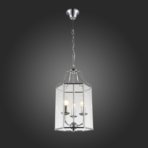 SL228.103.03 Люстра подвесная ST-Luce Хром/Прозрачный E14 3*40W TERSO фото 3