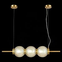 SL1155.313.03 Светильник подвесной ST-Luce Латунь/Коньячный E14 3*40W MARENA