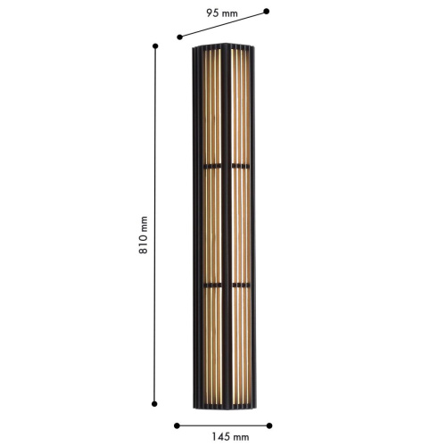 Уличный настенный светильник Favourite Trellis 4824-3W фото 2