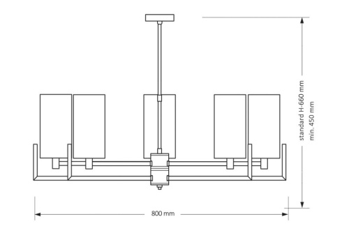 Подвесная люстра KUTEK MOOD Nemi NEM-ZW-5(Z) фото 3