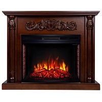 Каминокомплект SALFORD/ОЛИВА Светлый орех с очагом Электроочаг FIRESPACE/ФАЕРСПЕЙС 33