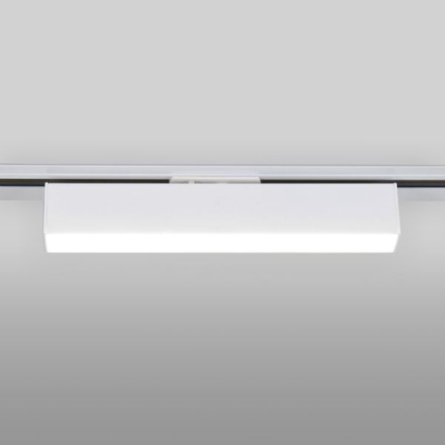 Трековый светодиодный светильник для однофазного шинопровода X-Line 10W 4200K белый матовый X-Line белый матовый 10W 4200K (LTB53) однофазный фото 3