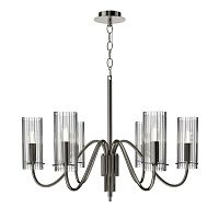 SL2005.103.06 Светильник подвесной ST-Luce никиль/прозрачный E14 6*40W SANTORI