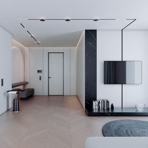 Slim Magnetic Трековый светильник 4W 4000K Cally (черный ) 85172/01 фото 5