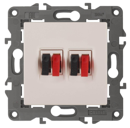 Аудиорозетка двойная ЭРА Elegance 14-3112-02 Б0034327 Аудиорозетка двойная ЭРА Elegance 14-3112-02 Б0034327