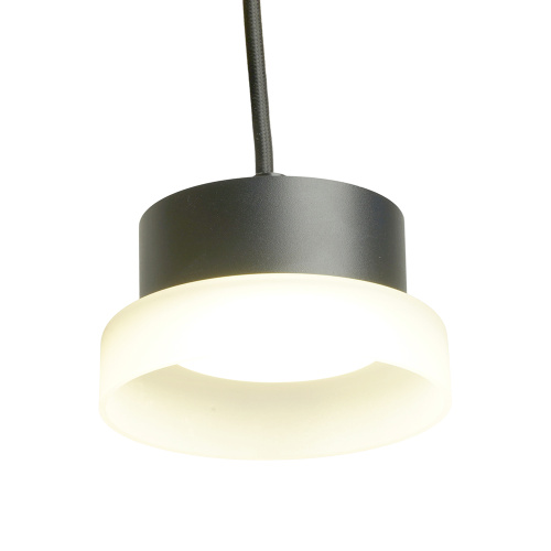 Светильник потолочный Feron Barrel HL4608 OPAL levitation 12W, 230V, GX53, черный, на подвесе 1,7 м фото 6