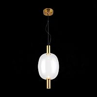 SL1582.313.01 Светильник подвесной ST-Luce Бронзовый/Прозрачный LED 1*7W 2700K ALLENORE