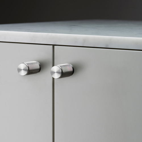 Ручка-кнопка Knob Cross Steel set of 2