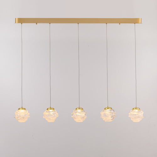 Подвесной светильник MD25030003-5B gold/clear фото 2
