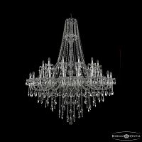 Люстра хрустальная 1415/24+12+6/530/h-187 Ni