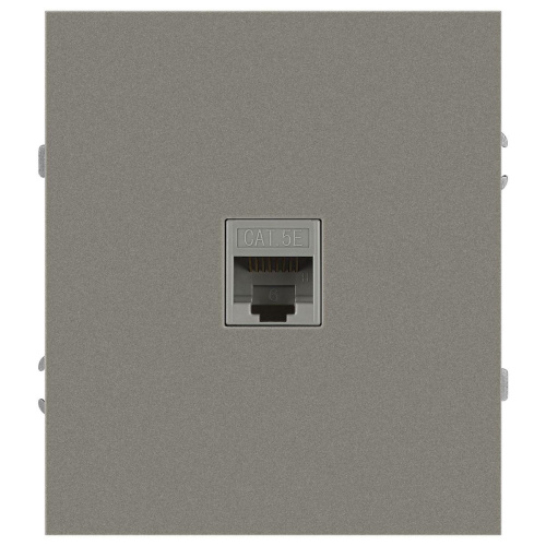 Розетка ЭРА Arktik 16-3107-07 информационная RJ45 титан Б0070480 Розетка ЭРА Arktik 16-3107-07 информационная RJ45 титан Б0070480