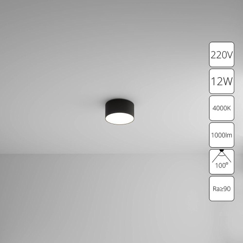 Потолочный светодиодный светильник Arte Lamp Fado A6612PL-1BK фото 2