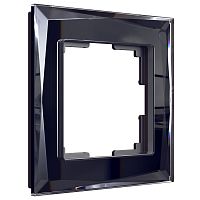 Рамка из стекла на 1 пост Diamant черный W0011208