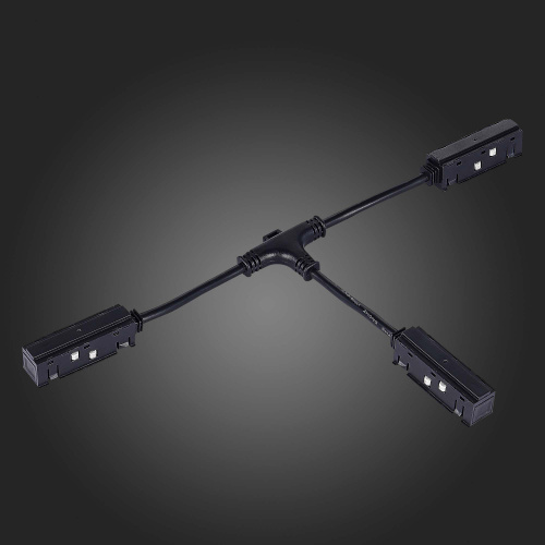 ST006.459.00 Коннектор питания T-образный для магнитного шинопровода ST-Luce Черный SKYLINE 48 фото 3