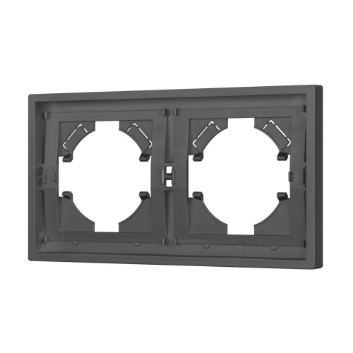 Рамка пластиковая FRM-TENDO-SFPL-2-GR Arlight 054648 Рамка пластиковая FRM-TENDO-SFPL-2-GR Arlight 054648