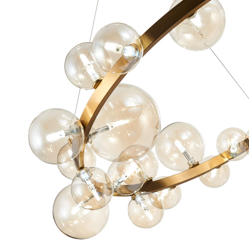 SL1165.303.24 Светильник подвесной ST-Luce Бронза/Коньячный G4 24*5W NECTON фото 2