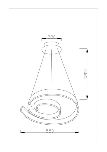Светодиодная подвесная люстра Moderli V1950-PL Judo фото 2 Светодиодная подвесная люстра Moderli V1950-PL Judo фото 2