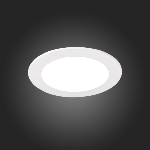 ST209.538.09 Св-к встр. Белый LED 1*9W 3000K 585Lm Ra80 110° IP20 D145xH8 90-265V Встраиваемые светильники фото 9